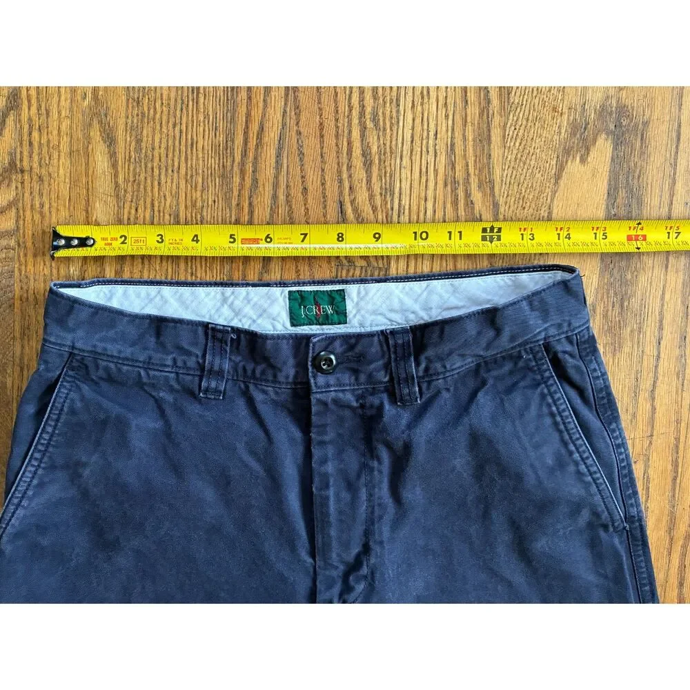 Vintage J. CREW Blue Oarsman Wide Leg Barrel Pants Trousers   Mens Size 29